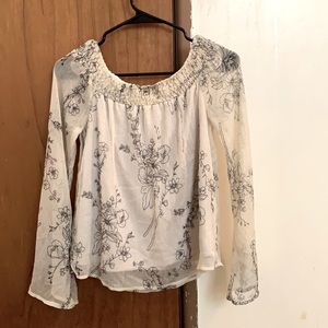 Off the shoulder blouse